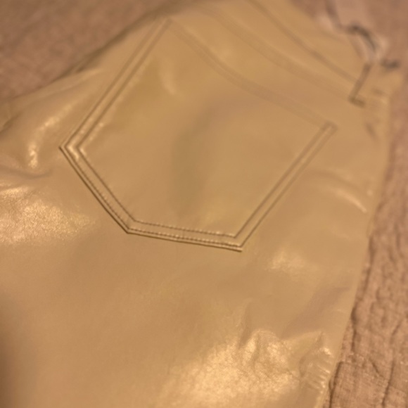 Agolde- Recycled Leather Fitted Pants - Picture 6 of 6